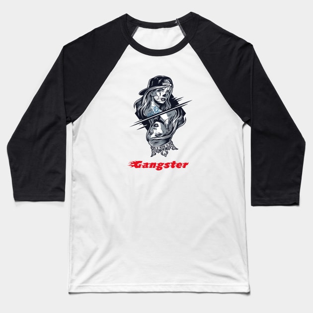 Gangster girl Baseball T-Shirt by This is store